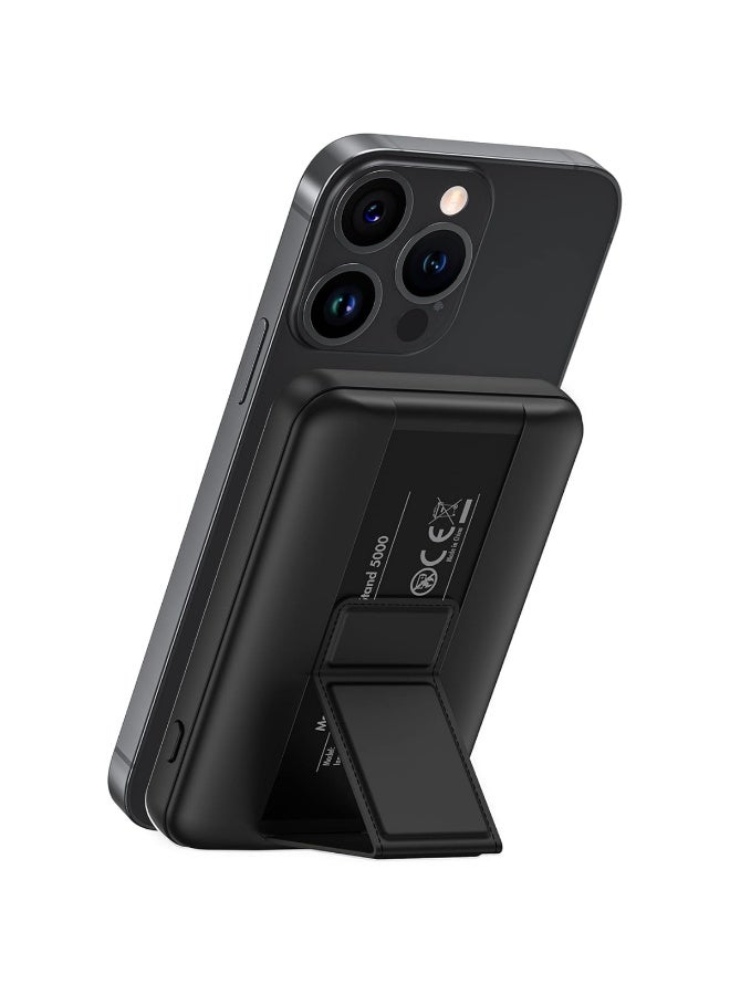 ليفور باور بانك مغناطيسي لاسلكي من ليفور 5000 مللي أمبير ، شحن سريع USB-C PD20W ، 15 وات - أبيض - Image 4